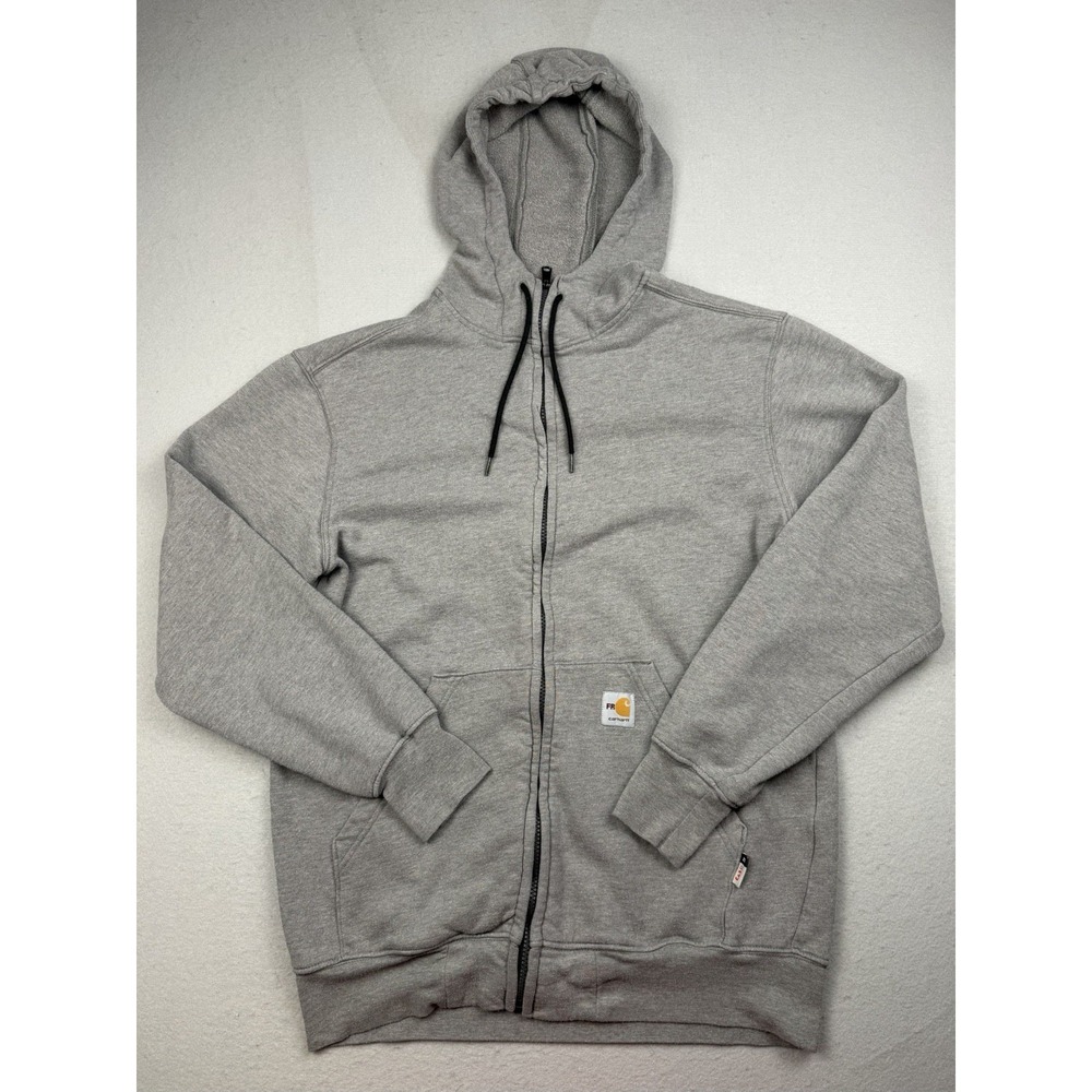 Carhartt FR 2112 CAT 3 Hooded Sweatshirt Men's Medium Gray Flame Resistant